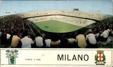 Cartolina Calcio Milano Stadio