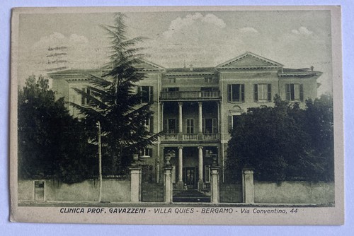 Cartolina bergamo clinica - cartolina,