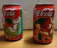 LOTTO 2 LATTINE COCA COLA DA