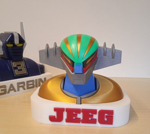 Jeeg robot acciaio 3d - d'acciaio,
