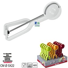 DOSATORE PER GELATO IN PLASTICA ABS CON MECCANISMO IN ACCIAIO INOX DIAM. CM 5