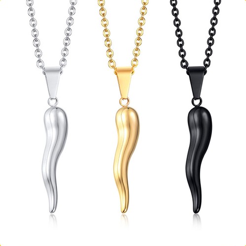 Collana ciondolo corno - ciondolo,