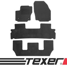 Tappetini per Ford S-Max SMAX 7 posti 2012-2015 tessuto antracite/grafite