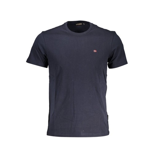Napapijri blue cotton men - cotton,