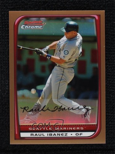 2008 bowman cromo oro - cromo,