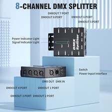 8-Channel DMX Splitter Signal
