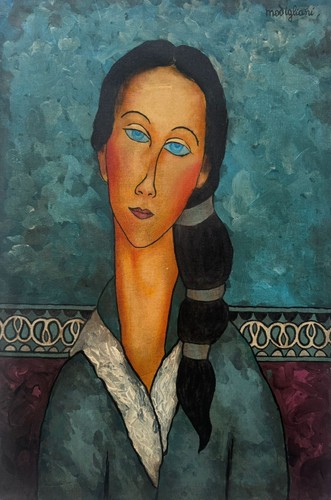 Amedeo modigliani olio tela - amedeo, su