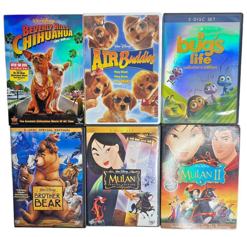Walt disney dvd bundle of - disney, 6