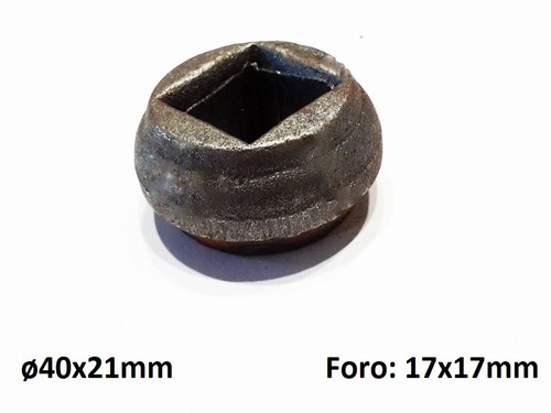 Borchia tonda ferro battuto - tonda,