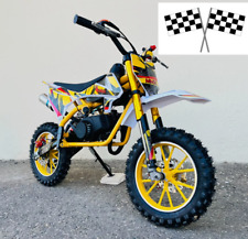 Minicross bambini 50 cc2t ruote10" reg velocità mini cross benzina atv,
