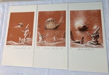 DE LUIGI  LUDOVICO  3  SERIGRAFIE  DATATE  1997  FIRMATE  E NUMERATE