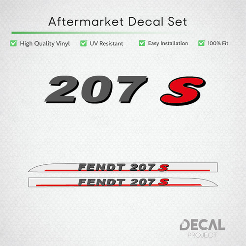 Fendt 207 decal kit - fendt,