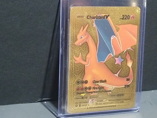 Carta pokemon charizard gold - carta,