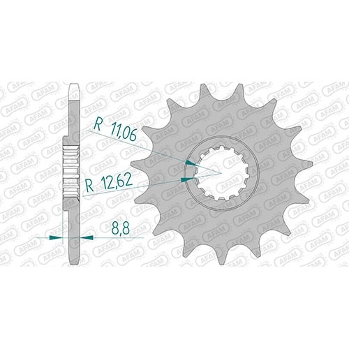 Stahl ritzel für beta - stahl,