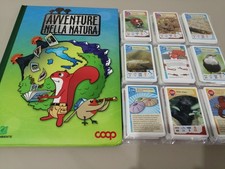 Album figurine Coop Avventura nella Natura 2012 vuoto + Lotto 450 CardRif. C77