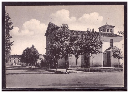 Cartolina migliaro chiesa - cartolina,