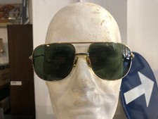 Vintage Lacoste 101 Occhiali da Sole montatura col. oro iconic epoca lenti nuove