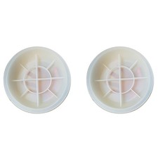 2X Ciotola Rotonda In Cemento