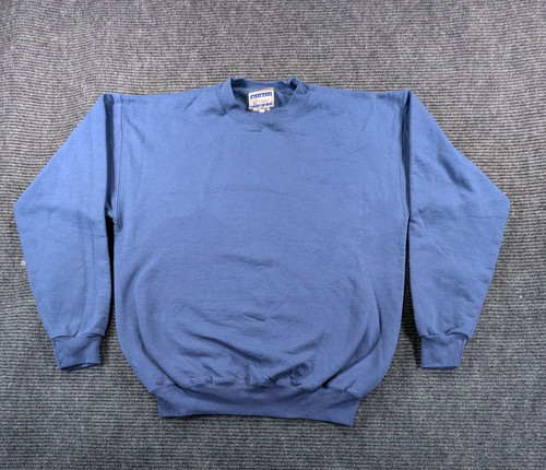 Felpa hanes donna blu cotone - hanes, m