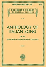 Anthology of Italian Song 17th