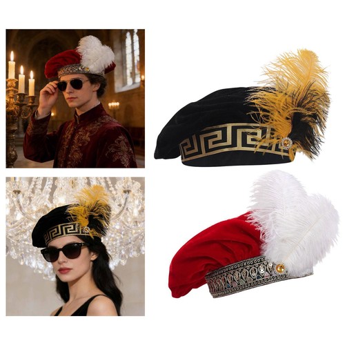 Cappello medievale con - re,