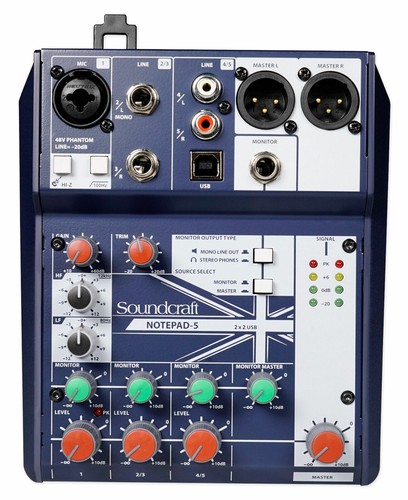 Soundcraft notepad channel - soundcraft, notepad-5