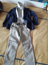 Completo Bimbo cerimonia marca I Do Taglia 4 Anni Pantalone Camicia E Giacca