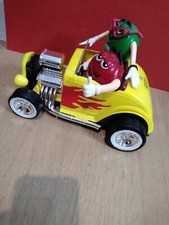 Distributore di caramelle auto hot rod M&Ms 1990 Rebel without a Clue yellow