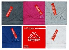 KAPPA ACCAPPATOIO IN SPUGNA IDROFILA DI COTONE 100% CON CAPPUCCIO UNISEX