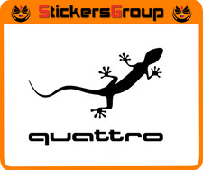 ADESIVO AUDI QUATTRO GECKO IN