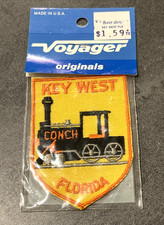 Vintage Voyager Conchiglia Treno Motore a Vapore Chiave West Florida Patch NOS