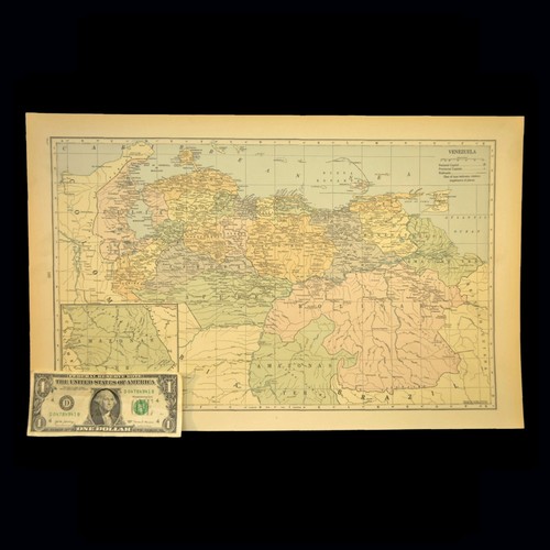 Mappa epoca venezuela sud - mappa,