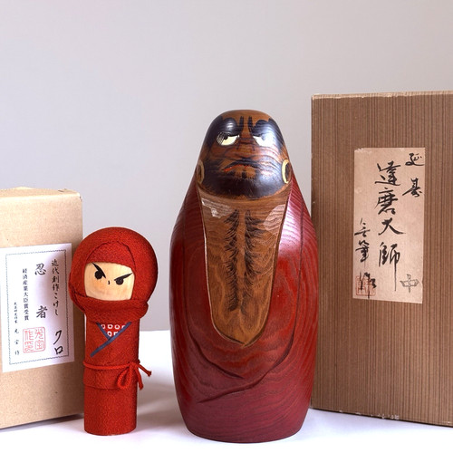 Set bambola kokeshi - bambola, creativa