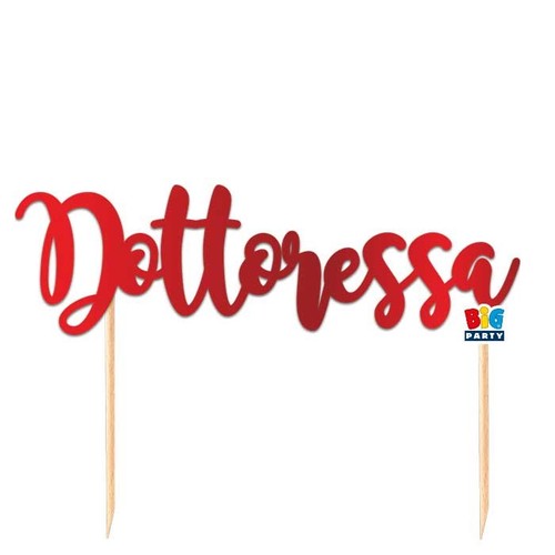 Cake topper carta - topper,