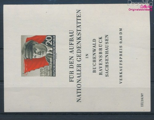 Francobolli ddr 1956 block - 1956, mi