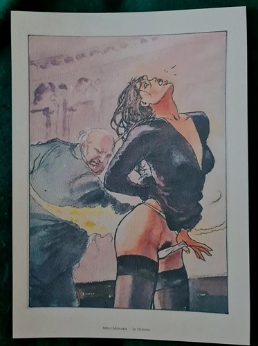 Manara stampa non firmata - stampa,