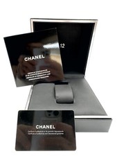 CHANEL J12 SCATOLA BOX DISPLAY VINTAGE USATA GARANZIA USATA ORIGINALE
