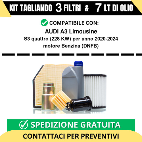 Tagliando per audi - per, a3