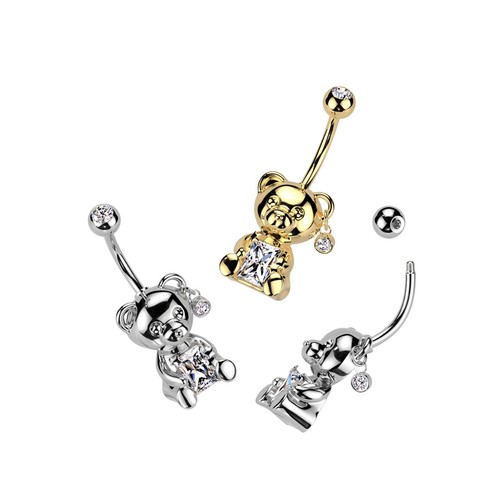 Piercing ombelico orsacchiotto - ombelico,