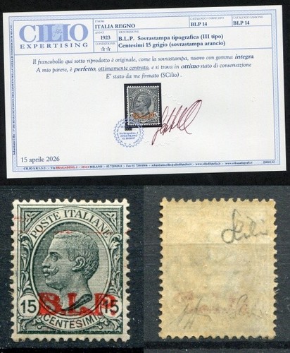 Regno italia 1923 l p - d'italia,
