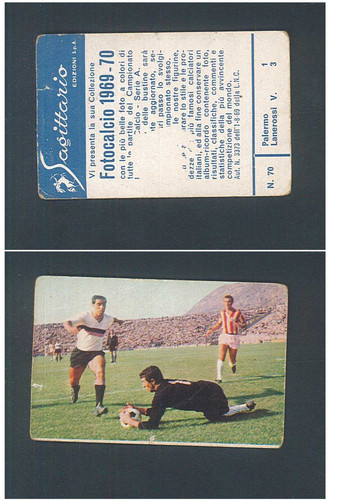 Figurina fotocalcio sagittario - figurina,