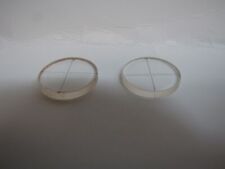 2 oculari reticoli incisi in vetro Edmund - mirino telescopico 21,5x3 mm set di 2