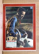 COWBOY fotobusta poster affiche  Jack Lemmon Glenn Ford Western Bull Horn BT47