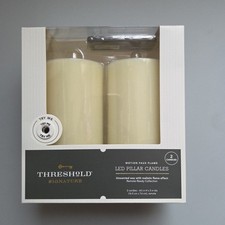 2pz Candele LED Crema 3" x 6" - Soglia