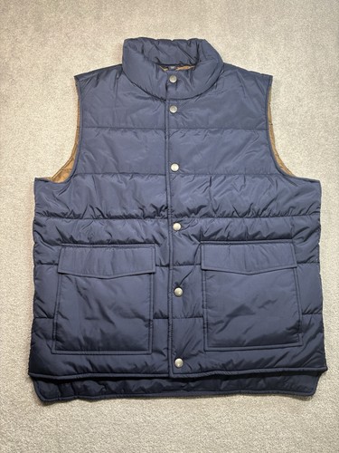 Lands end gilet tampone - tampone, blu