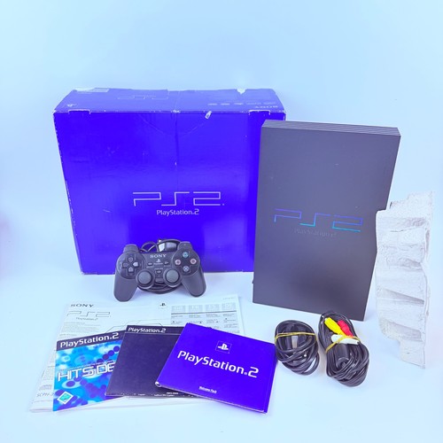 Console sony ps2 fat - fat, nera