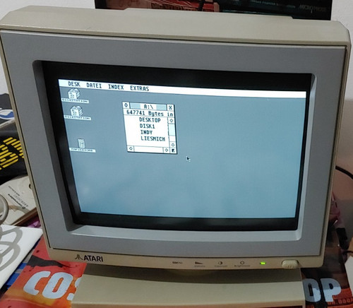 Atari sm144 monitor - atari,