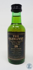 Miniature / Mignon Scotch Whisky THE GLENLIVET 18yo