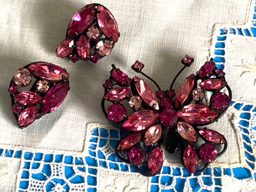 Set orecchini vintage regency - set,