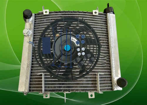 Aluminum radiator fan for ktm - aluminum,